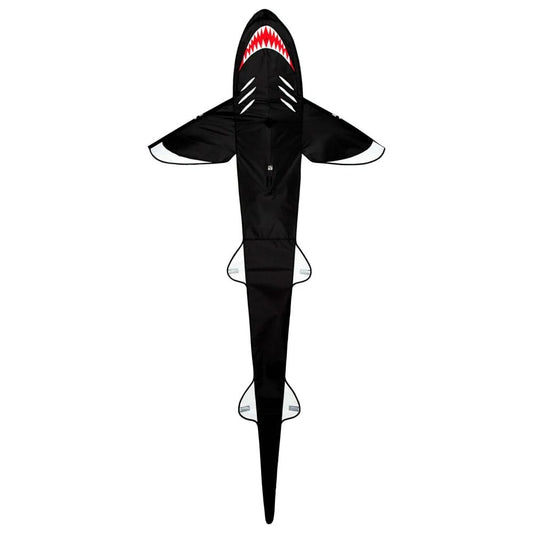 Her ses Sammy Shark. Sammy er en stor drage der måler 115x240cm.