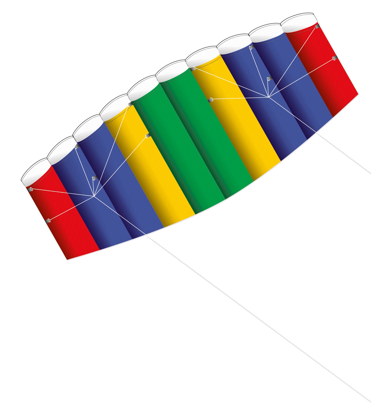 Günther Raver er illustreret. Den har rød, blå, gul og grønne rør