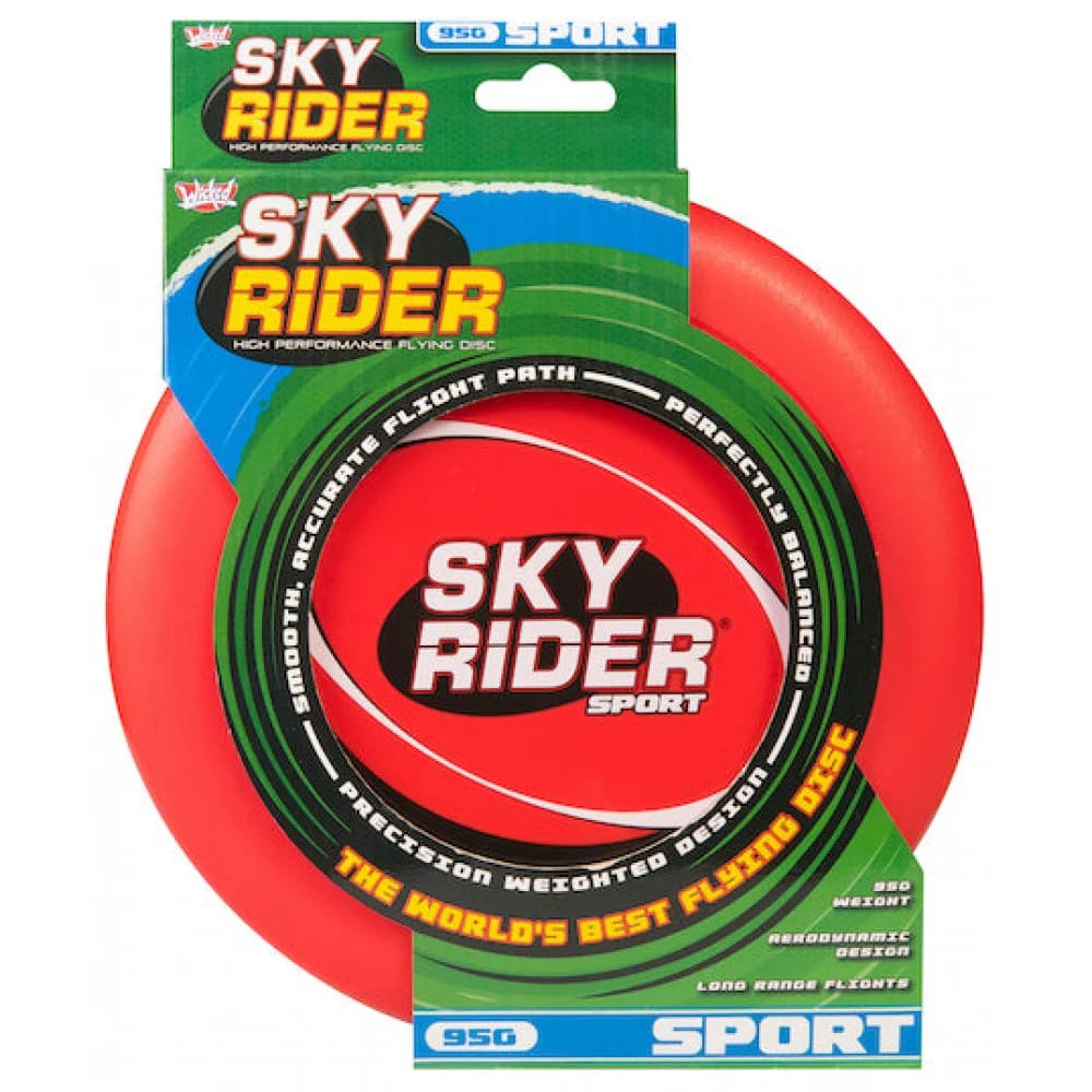 Wicked Sky Rider Sport Frisbee Rød