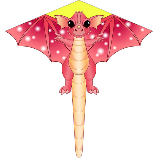 Wikz Fantasy Drage - Lyserød