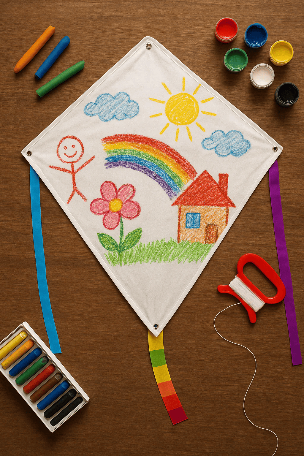 Wikz Ventus MyDesign drage til at tegne på, vist liggende på bord